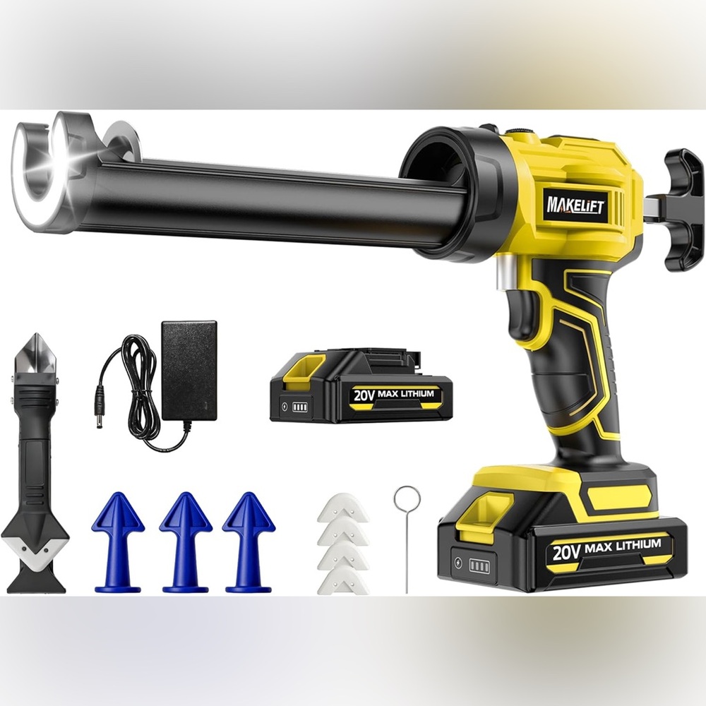 Cordless Electric Caulking Gun with 20V Battery, NEW BOXED